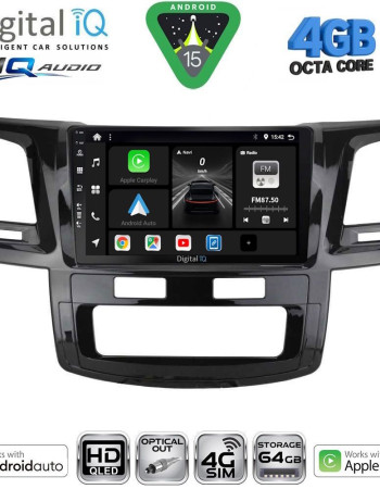 DIGITAL IQ BXK 19720_CPAA (9inc) MULTIMEDIA TABLET for TOYOTA HILUX mod. 2005-2016