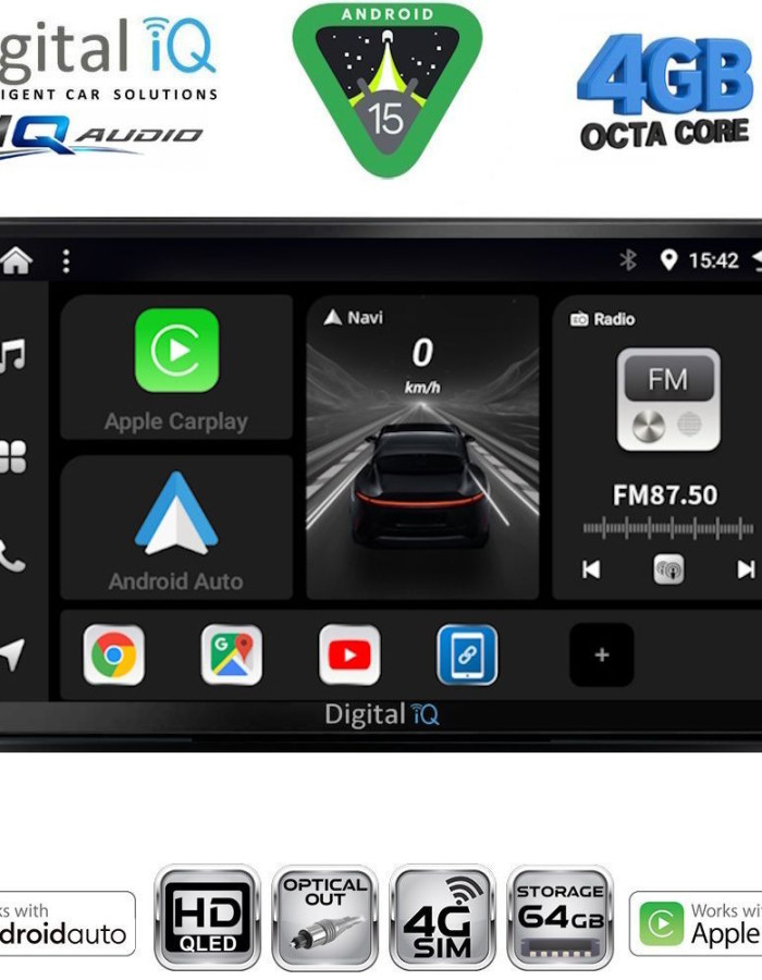 DIGITAL IQ BXK 19722_CPAA (9inc) MULTIMEDIA TABLET for TOYOTA LANDCRUISER mod. 1998-2003