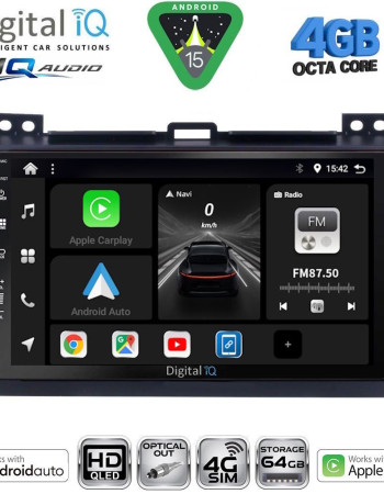 DIGITAL IQ BXK 19723_CPAA (9inc) MULTIMEDIA TABLET for TOYOTA LANDCRUISER mod. 2002-2008
