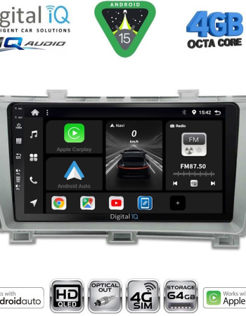 DIGITAL IQ BXK 19726SL_CPAA (9inc) MULTIMEDIA TABLET for TOYOTA PRIUS mod. 2009-2015 (SILVER)