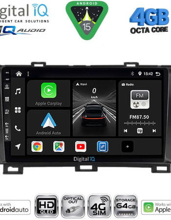 DIGITAL IQ BXK 19726BL_CPAA (9inc) MULTIMEDIA TABLET for TOYOTA PRIUS mod. 2009-2015 (BLACK)