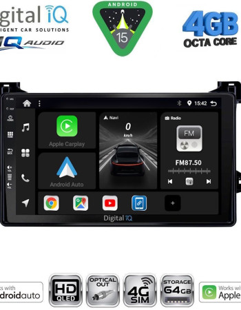 DIGITAL IQ BXK 19727_CPAA (9inc) MULTIMEDIA TABLET for TOYOTA PRIUS mod. 2016-2020