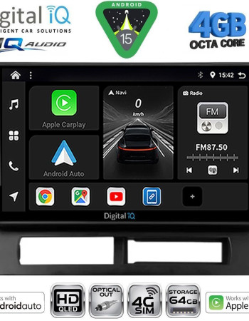 DIGITAL IQ BXK 19728DASH_CPAA (9inc) MULTIMEDIA TABLET for TOYOTA PRIUS mod. 2003-2009 (Supports Original Clima-HYBRID)