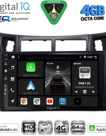 DIGITAL IQ BXK 19736BL_CPAA (9inc) MULTIMEDIA TABLET for TOYOTA YARIS mod. 2006-2011 (BLACK)