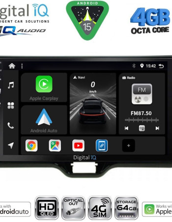 DIGITAL IQ BXK 19738_CPAA (10inc) MULTIMEDIA TABLET for TOYOTA YARIS mod. 2020-2026 - MAZDA 2 mod. 2023-2026