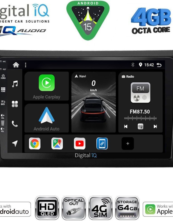DIGITAL IQ BXK 19746_CPAA  (9inc) MULTIMEDIA TABLET for GOLF 6 mod. 2009-2012