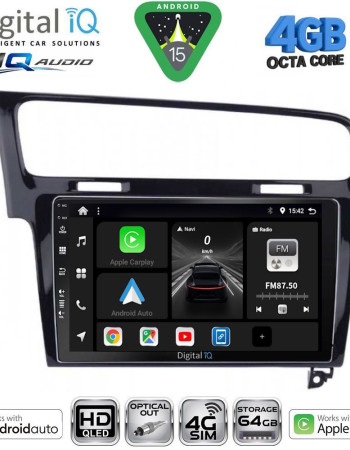 DIGITAL IQ BXK 19747_CPAA (10inc) MULTIMEDIA TABLET for VW GOLF 7 mod. 2013-2020