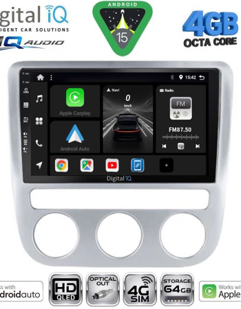 DIGITAL IQ BXK 19752_CPAA CLIMA (9inc) MULTIMEDIA TABLET for VW EOS mod. 2006-2016 - SCIROCCO mod. 2008-2010