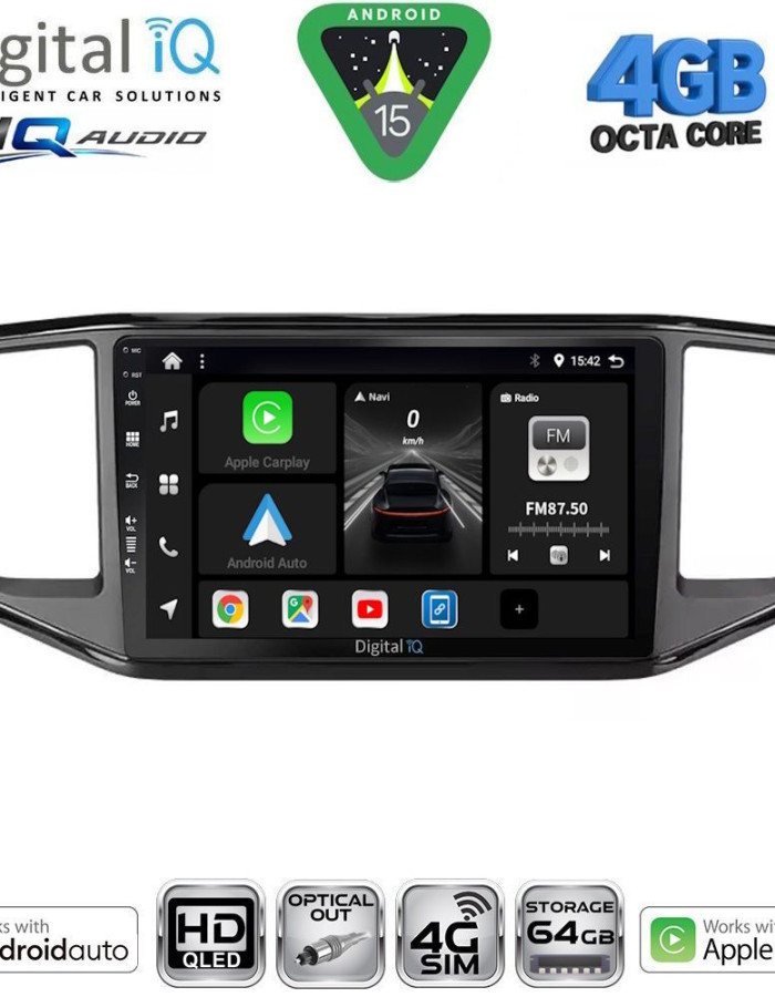 DIGITAL IQ BXK 19754_CPAA (9inc) MULTIMEDIA TABLET for VW AMAROK mod. 2017-2022