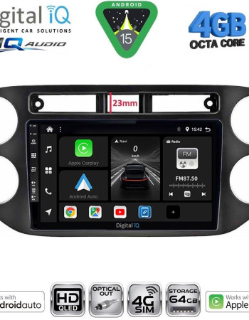 DIGITAL IQ BXK 19760BL_CPAA (9inc) MULTIMEDIA TABLET for VW TIGUAN mod. 2011-2016 (BLACK)