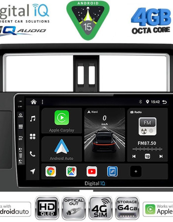 DIGITAL IQ BXK 19777_CPAA (10inc) MULTIMEDIA TABLET for TOYOTA PRADO mod. 2014-2017