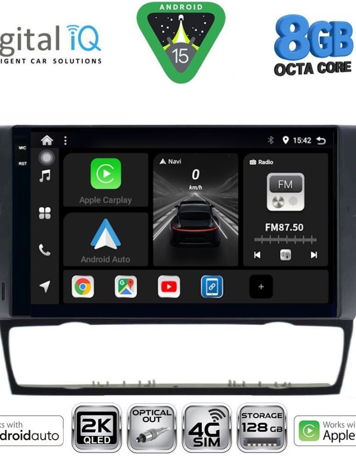 DIGITAL IQ BXK 20043_CPAA (9inc) MULTIMEDIA TABLET for BMW E90-E91-E92-E93 mod. 2005-2012