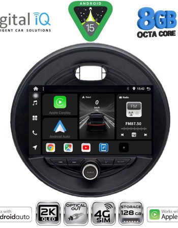 DIGITAL IQ BXK 20066_CPAA (9inc) MULTIMEDIA TABLET for MINI COOPER (F55-56-F57) mod. 2015-2024 - CLUBMAN (F54) mod. 2015-2024 - ROADSTER (F59) mod. 2014- COUNTRYMAN (F60) mod. 2016-2024