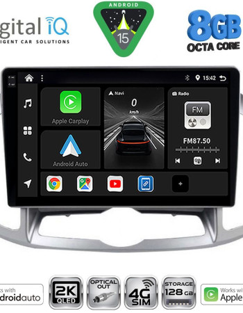 DIGITAL IQ BXK 20071_CPAA (10inc) MULTIMEDIA for CHEVROLET CAPTIVA mod. 2012-2018