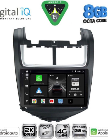DIGITAL IQ BXK 20075_CPAA (9inc) MULTIMEDIA TABLET for CHEVROLET AVEO mod. 2014-2017