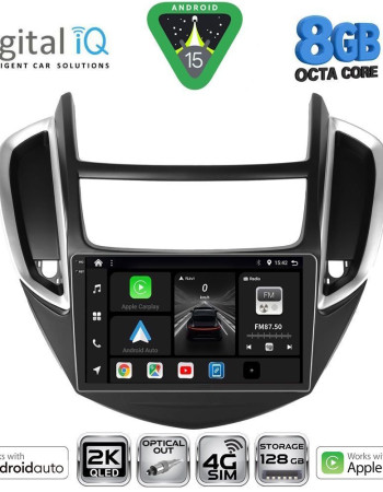 DIGITAL IQ BXK 20080_CPAA (9inc) MULTIMEDIA TABLET for CHEVROLET TRAX mod. 2014-2022