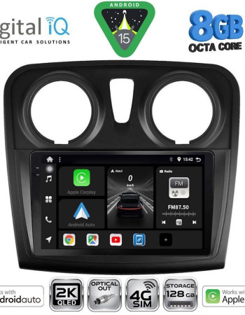 DIGITAL IQ BXK 20108_CPAA (9inc) MULTIMEDIA TABLET for DACIA LOGAN – SANDERO mod. 2012-2019