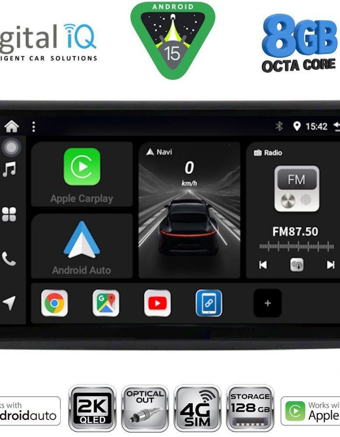 DIGITAL IQ BXK 20136_CPAA (9inc) MULTIMEDIA TABLET for FIAT BRAVO mod. 2007-2019