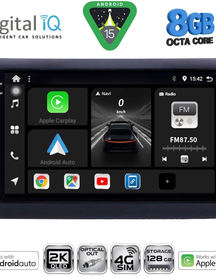 DIGITAL IQ BXK 20145_CPAA (9inc) MULTIMEDIA TABLET for FIAT STILO mod. 2001-2007