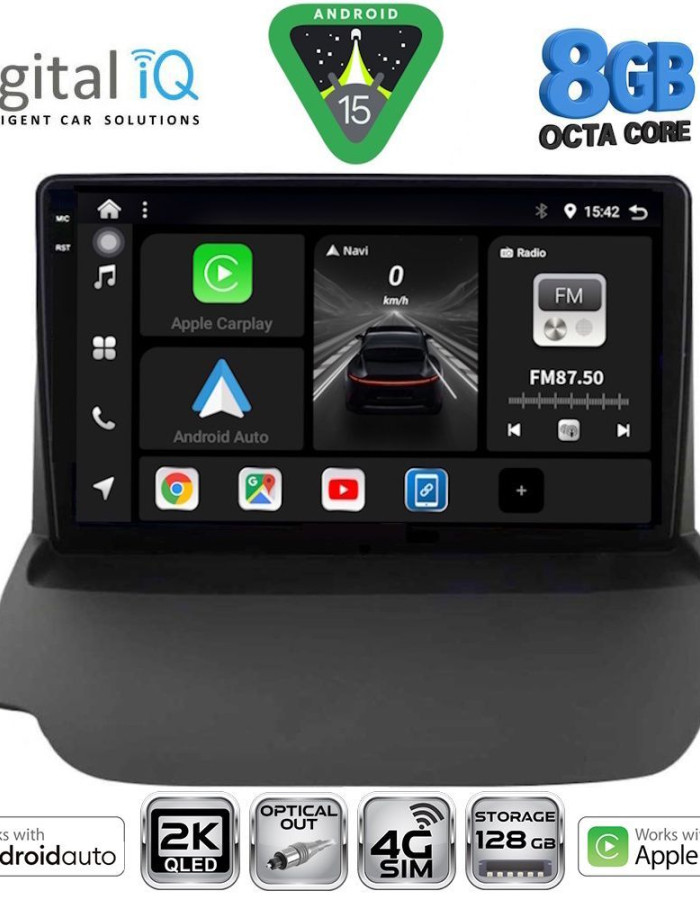 DIGITAL IQ BXK 20150_CPAA (9inc) MULTIMEDIA TABLET for FORD ECOSPORT  mod. 2012-2018