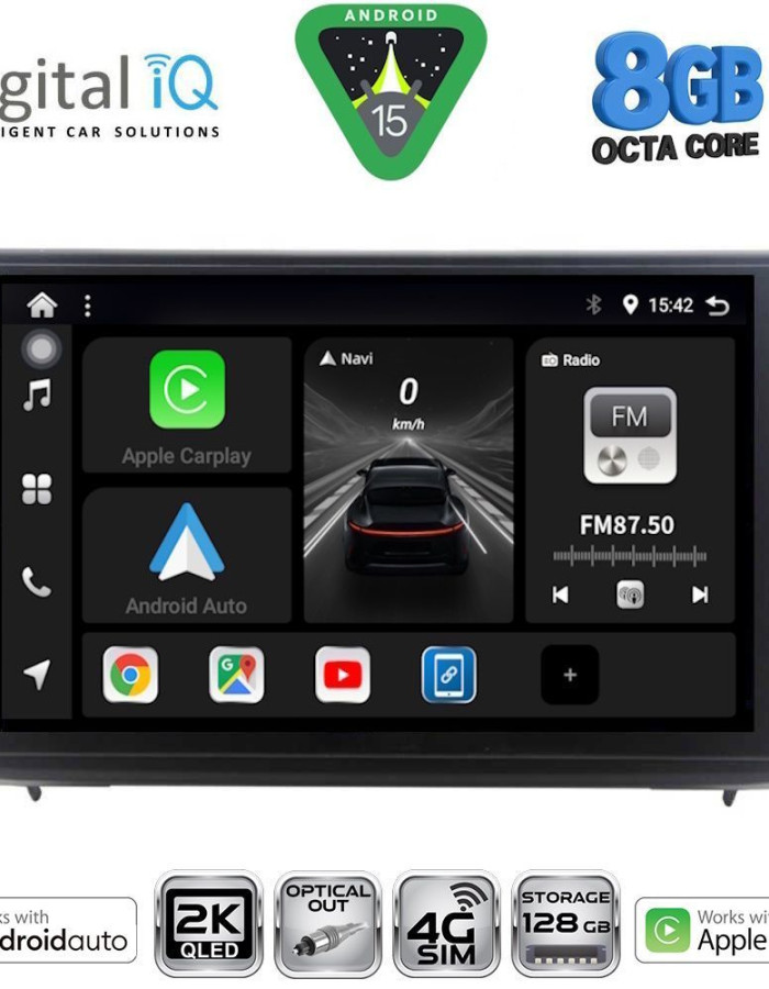 DIGITAL IQ BXK 20151_CPAA (10inc) MULTIMEDIA TABLET for FORD ECOSPORT mod. 2018-2023