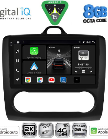 DIGITAL IQ BXK 20156BL_CPAA CLIMA (9inc) MULTIMEDIA TABLET for FORD FOCUS mod. 2005-2012 (BLACK)
