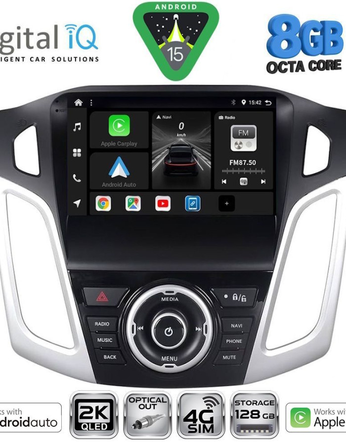 DIGITAL IQ BXK 20157_CPAA (9inc) MULTIMEDIA TABLET for FORD FOCUS mod. 2011-2018