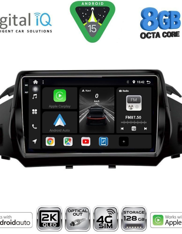 DIGITAL IQ BXK 20160_CPAA (9inc) MULTIMEDIA TABLET for FORD KUGA mod. 2013-2019 – CMAX mod. 2011-2020