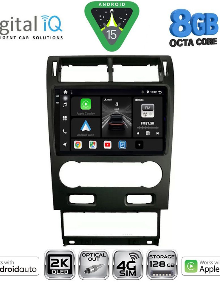 DIGITAL IQ BXK 20161A_CPAA (9inc) MULTIMEDIA TABLET for FORD MONDEO mod. 2003-2006