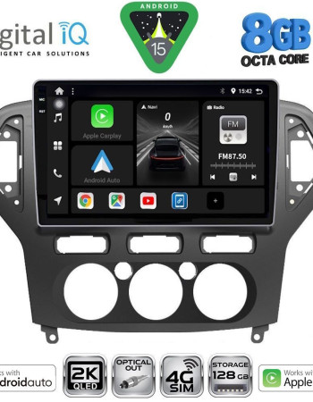 DIGITAL IQ BXK 20162_CPAA A/C (10inc) MULTIMEDIA TABLET for FORD MONDEO mod. 2007-2011
