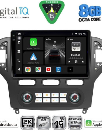 DIGITAL IQ BXK 20162_CPAA CLIMA (10inc) MULTIMEDIA TABLET for FORD MONDEO mod. 2007-2011
