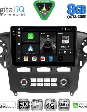 DIGITAL IQ BXK 20163_CPAA CLIMA (10inc) MULTIMEDIA TABLET for FORD MONDEO mod. 2011-2013