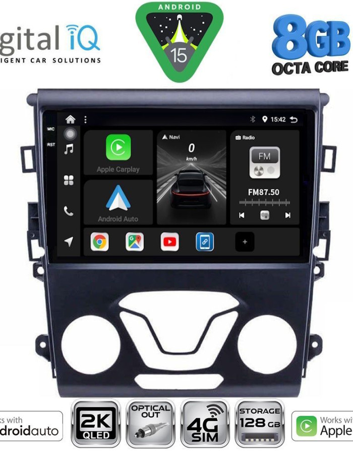 DIGITAL IQ BXK 20164_CPAA A/C (9inc) MULTIMEDIA TABLET for FORD MONDEO mod. 2014-2023