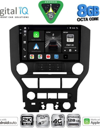 DIGITAL IQ BXK 20166_CPAA 3BUT (9inc) MULTIMEDIA TABLET for FORD MUSTANG mod. 2015-2020