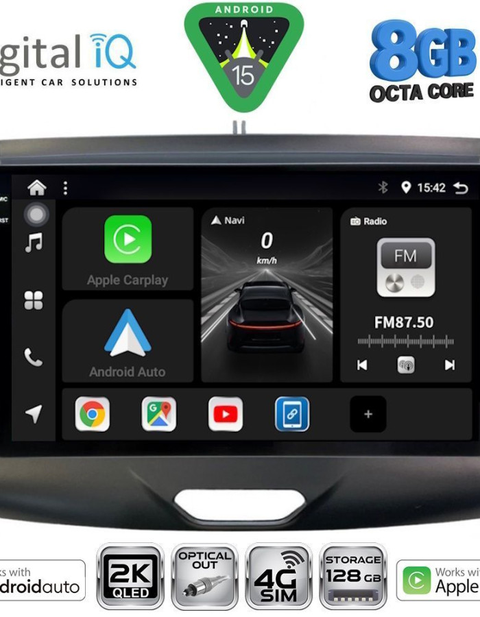 DIGITAL IQ BXK 20172_CPAA (9inc) MULTIMEDIA TABLET for FORD RANGER mod. 2015-2018