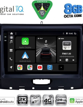 DIGITAL IQ BXK 20173_CPAA (9inc) MULTIMEDIA TABLET for FORD RANGER mod. 2018-2023