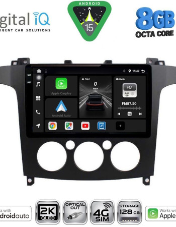 DIGITAL IQ BXK 20175_CPAA A/C (9inc) MULTIMEDIA TABLET for FORD SMAX mod. 2006-2014