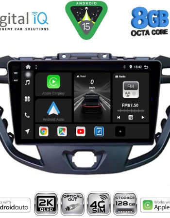 DIGITAL IQ BXK 20177_CPAA (9inc) MULTIMEDIA TABLET for FORD TRANSIT CUSTOM | TOURNEO CUSTOM mod. 2013-2019