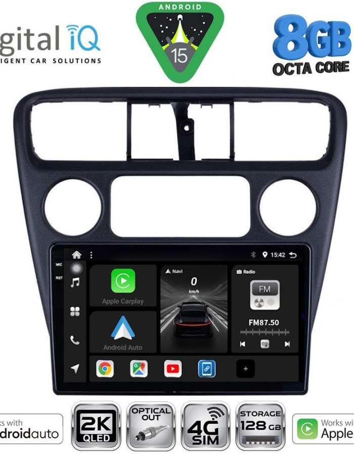 DIGITAL IQ BXK 20181_CPAA (9inc) MULTIMEDIA TABLET for HONDA ACCORD COUPE mod. 1998-2004