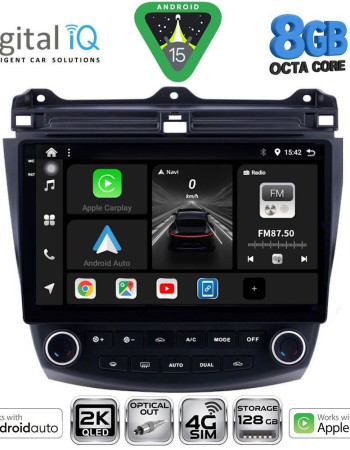 DIGITAL IQ BXK 20182_CPAA (10inc) MULTIMEDIA TABLET for HONDA ACCORD mod. 2003-2007