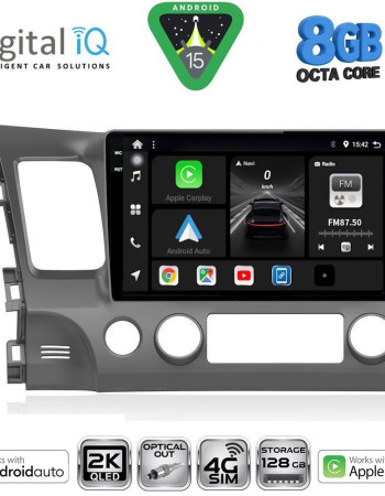 DIGITAL IQ BXK 20188_CPAA (10inc) MULTIMEDIA TABLET for HONDA CIVIC 4D mod. 2006-2012