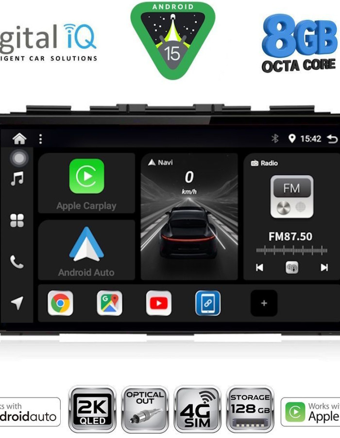 DIGITAL IQ BXK 20197_CPAA (9inc) MULTIMEDIA TABLET for HONDA CRV mod. 2006-2012