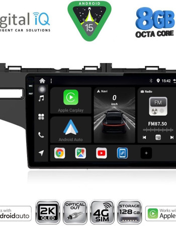 DIGITAL IQ BXK 20212_CPAA (10inc) MULTIMEDIA TABLET for HONDA JAZZ mod. 2013-2019