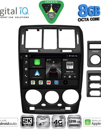 DIGITAL IQ BXK 20222BL_CPAA (9inc) MULTIMEDIA TABLET for HYUNDAI GETZ mod. 2002-2011 (BLACK)