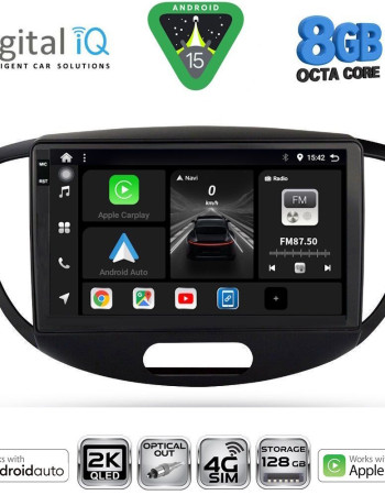 DIGITAL IQ BXK 20223_CPAA (9inc) MULTIMEDIA TABLET for HYUNDAI i10 mod. 2008-2013
