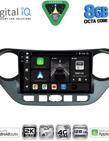 DIGITAL IQ BXK 20224_CPAA (9inc) MULTIMEDIA TABLET for HYUNDAI i10 mod. 2014-2020