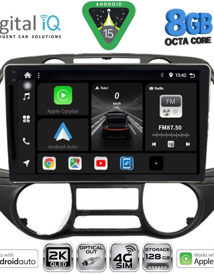DIGITAL IQ BXK 20226_CPAA  (9inc) MULTIMEDIA TABLET for HYUNDAI i20 mod. 2008-2014