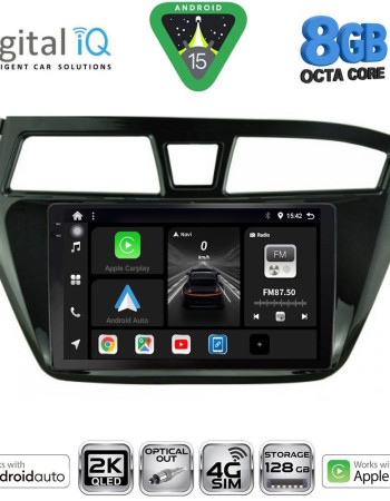 DIGITAL IQ BXK 20229_CPAA (9inc) MULTIMEDIA TABLET for HYUNDAI i20 mod. 2014-2018