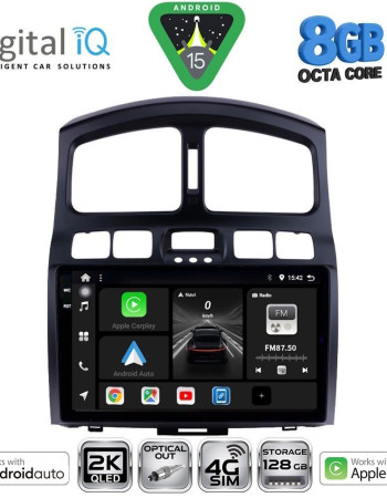DIGITAL IQ BXK 20236_CPAA (9inc) MULTIMEDIA TABLET for HYUNDAI SANTA FE  mod. 2003-2006