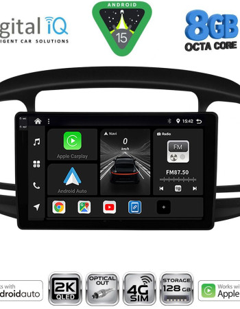 DIGITAL IQ BXK 20249BL_CPAA (9inc) MULTIMEDIA TABLET for HYUNDAI ACCENT mod. 2005-2012 (BLACK)